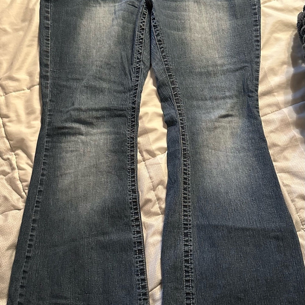 Angels low-rise Dark Blue Flare Jeans